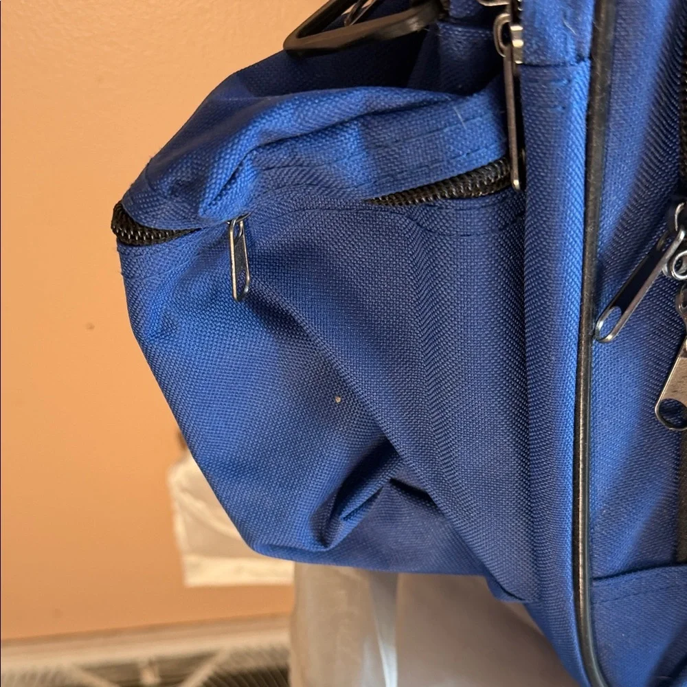 Blue Laptop Briefcase with Multiple Compartments - Unbranded